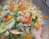 Foto langkah ke 5 dari resep Capcay seafood diet tanpa minyak (menudiet) #menudiet.