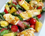 Sałatka z halloumi i ananasem krok przepisu 2 zdjęcie