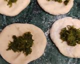 A picture of step 3 of Bathua ki kachori.