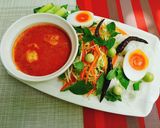 รูปขั้นตอนการทำที่ 4 ของ ขนมจีนน้ำยากะทิ (ปลาทับทิม)