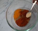 A picture of step 5 of Mix Veg Pickle.