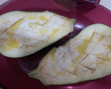 Foto del paso 1 de la receta: Berenjenas rellenas de pollo en 15 minutos