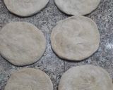 A picture of step 2 of Phulka/ Roti.