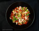 A picture of step 1 of Kofta Mein'Laban.