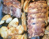 Pas rețetă Scăriță de porc și cartofi la cuptor 2 fotografie