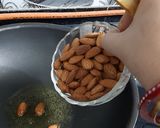 A picture of step 1 of Dry fruit Namkeen.