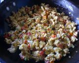 A picture of step 3 of Spicy scrambled egg #4weeksChallenge.