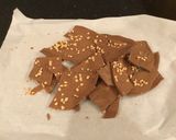 A picture of step 3 of Salted Caramel Truffle Bark.