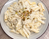 Foto del paso 5 de la receta: Macarrones con nata, pistacho y gorgonzola