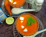 गाजर अदरक सूप (Carrot Ginger Soup recipe in Hindi) रेसिपी चरण 10 फोटो