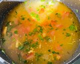 A picture of step 5 of Farali soup.