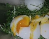 Foto del paso 6 de la receta: Ensalada de huevos con berros