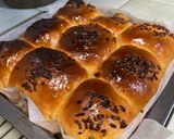 Foto langkah ke 8 dari resep Roti Sobek Cokelat Dengan Mixer!.