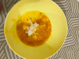 Omelette relleno de jamón y queso