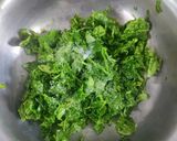 A picture of step 1 of Methi kofta in kadhi.