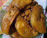 A picture of step 5 of Baingan pakorhay.