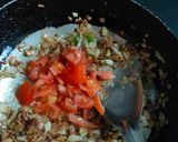 A picture of step 6 of Bombil(dried bombay duck) chutney.