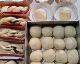 Foto langkah ke 4 dari resep Roti Sobek dan Roti Isi Coklat, adonan 500 gr.