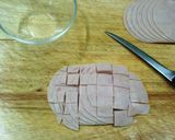 Sajtos-sonkás-kukoricás palacsinta torta recept fázis 1 fotója