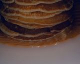 A picture of step 5 of American pancakes with Nutella.