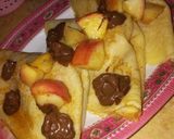 صورة لخطوة 2 من وصفة كريب بالتفاح والنوتيلا 🍫🍫🍫🌰🌰🌰