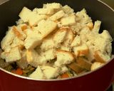 A picture of step 3 of The Lazy Bread Burji.