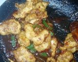 A picture of step 4 of Dragon chicken.