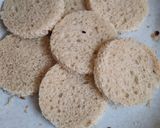 A picture of step 1 of Multigrain bread gold coins.