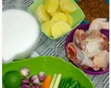 Foto langkah ke 1 dari resep Gulai Ayam Kelapa Sangrai.