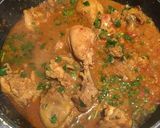 A picture of step 4 of Chicken with spice.