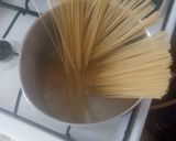 A picture of step 4 of Peperoncino pasta.