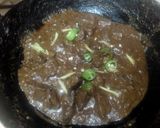 A picture of step 9 of Beef Karahi Kaleji.