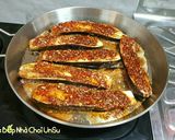 Hình bước làm 9 của món Cà Tím Nướng Sốt Nước Tương(xì dầu) 가지양념구이