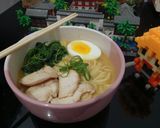 Foto langkah ke 6 dari resep Ramen Tenkaippin (versi halal) 🍜.
