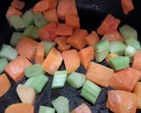A picture of step 2 of Sig's Butternut Squash and Rhubarb Sauce.