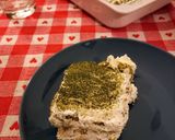 A picture of step 7 of Matcha Tea Tiramisu.
