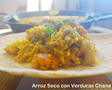 Foto del paso 7 de la receta: Arroz seco con verduras chana Masala (Receta Vegana)