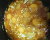 A picture of step 2 of Anday Aloo ki bhujia.