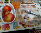 صورة لخطوة 1 من وصفة كوب فروت سلاد بعصير الجزر المسلوق التقيل 🍤🍧🍹🍷 (اختراع ياكوتش
