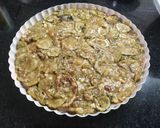 Foto del paso 4 de la receta: Tortilla de zuchinis rellena de jamón y queso al horno