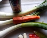 Foto del paso 1 de la receta: Pollo al jugo con camarones y papa cocidas