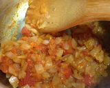 A picture of step 3 of Beans with Fresh Tomato and Herbs.