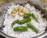 A picture of step 1 of Veg Rice Pancake.