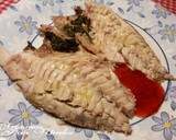 Foto del paso 19 de la receta: Pargos a la sal con aromas de te verde rosas, romero y manzanilla flor