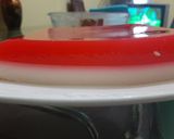 Foto langkah ke 6 dari resep PUDING KEMERDEKAAN MERAH PUTIH (PUDING SEMANGKA SUSU).