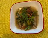 A picture of step 3 of Dill Fish Soup.