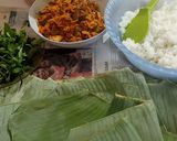 Foto langkah ke 3 dari resep Nasbak ayam suwir.