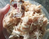Foto langkah ke 2 dari resep Ayam Suwir Ceker Rica-Rica.