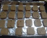 A picture of step 6 of Rajgira almonds cookies.