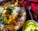 A picture of step 7 of Gobhi dum Biryani.